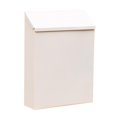 thumbnail image 1 of Wall Mounted Mailbox Modern Newspaper Holder Box for Outdoor Front Door Gate white, 1 of 8