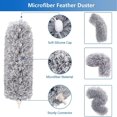 thumbnail image 4 of EIGTHTAIL Dusters for Cleaning High Ceiling Fan   Microfiber Feather Duster with 30‘‘ to 100‘‘ Telescoping Extension Pole  Long Extendable Duster for Home Car Furniture Cobweb, 4 of 7
