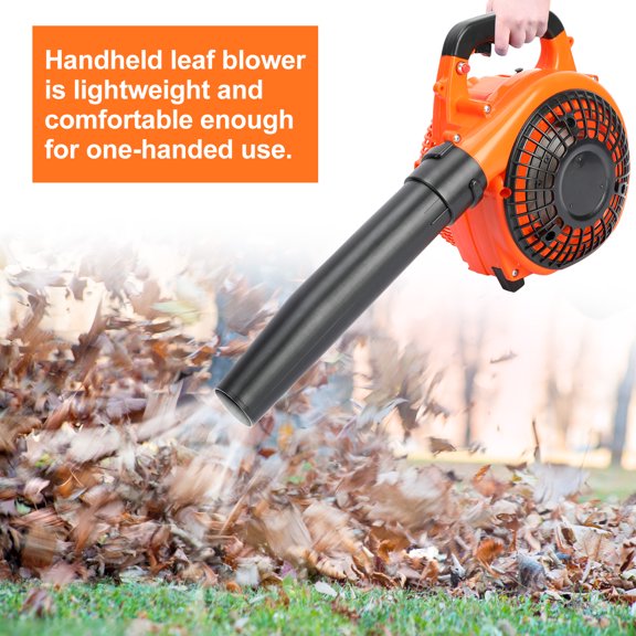 Visland Souffleur de Feuilles Sans Fil Moteur Puissant à Essence 26cc Souffleur de Feuilles Portatif pour Jardin