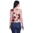thumbnail image 3 of Moomaya Hauts en Jersey de Coton pour Femmes Sans Manches Imprimés à Col Rond Tenue Décontractée, 3 of 4