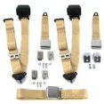 thumbnail image 1 of Trousse de Ceinture de Sécurité Rétractable pour Banc d'Avion Type VW 3 à Dossier Carré, 3 Points, Beige, avec Supports - 3 Ceintures, 1 of 1