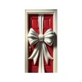 thumbnail image 2 of Qiulaii Rideau de Porte de Noël avec Design Festif de Nœud - Polyester Durable Décoration de Fête pour Porte Intérieure 35*71 Po, 2 of 8