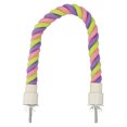 thumbnail image 2 of Bird Rope Perch, Climbing Cotton Rope Bird Toys Sturdy Colorful Interactive Bendable Multipurpose  For Budgie For Parakeet For Lovebirds, 2 of 8