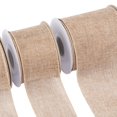 thumbnail image 2 of Joycrosso Burlap Wired Edge Ribbon 4 inch x 10 Yards, Natural, Ideal for Crafting, Gift Wrapping, Wreath, Christmas Tree, and Rustic Wedding Decorations, 2 of 4