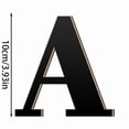 thumbnail image 2 of 3D Acrylic Large Letter Wall Stickers For Home Decoration DIY Logo Art Decals Set With Wooden Board Backing And Letter Design For Modern Interiors, 2 of 5