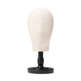 thumbnail image 1 of Bunblic Mannequin Head Multifunctional Hat Rack Standing Stand for Cap Salon Black short, 1 of 8
