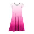 thumbnail image 4 of RXIRUCGD 2025 Vêtements d'Été pour Enfants Mode Filles Nouvelle Robe d'Été à Manches Courtes Poches à Volants Col Rond Imprimé, 4 of 4