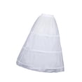 thumbnail image 1 of KLKCMS Bridal Crinoline Accessory Wedding Dress Petticoat for Banquet Party Cosplay 3 Hoop, 1 of 9