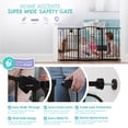 thumbnail image 4 of Regalo 58" Extra Wide Arched Decor Baby Safety Gate, 4 of 10