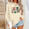 thumbnail image 2 of Pisexur Sweat-Shirt de Noël Décontracté à Manches Longues Col Rond pour Femmes, Chandail Ample et Confortable, Imprimé Mode Festival Automne, 2 of 4