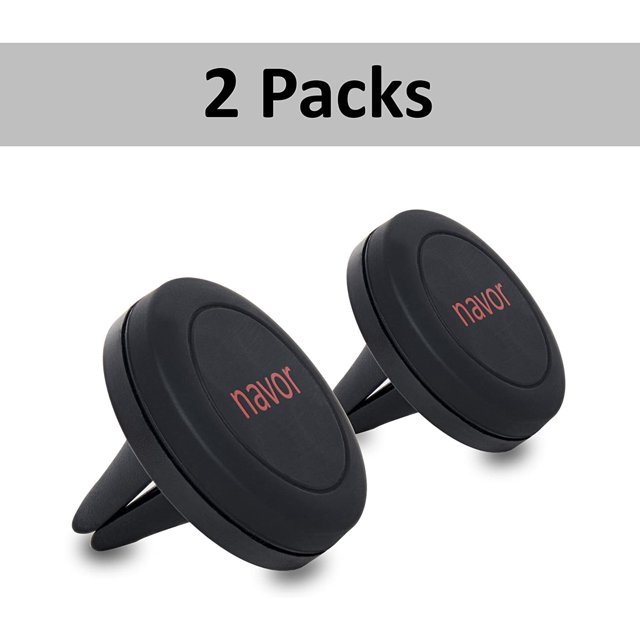 Navor Universal Air Vent Magnetic Car Mount Holder, for Cell Phones and Mini Tablets with Fast Swift-Snap