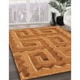 thumbnail image 3 of Ahgly Company Tapis de Zone Carré Lavable en Machine Orange Rouge Orange, 5 Pieds Carré, 3 of 7