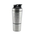 thumbnail image 1 of Shaker Bottle with Storage for Powder,Stainless Steel Shaker Bottle with Wire Whisk,BPA Free, 1 of 6