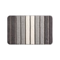 thumbnail image 1 of Grey 50X80Cm Striped Floor Mat, Quick-Dry And Skid-Proof, Perfect For High-Traffic Wet Areas, Durable Fabric, 1 of 7