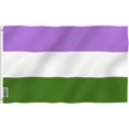 thumbnail image 1 of Anley Fly Breeze 3x5 Feet Genderqueer Flag - LGBT Genderqueer Pride Flags Polyester, 1 of 5