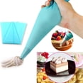 thumbnail image 2 of 12" Silicone Pastry Bag Reusable Piping Bag for Baking Cookie Cake Decoration, 2 of 6