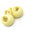 thumbnail image 2 of Becaristey 2pcs Cord Stoppers Lock End Toggles Spherical Buckles Tightening Locks Sport Clasp Sliding Luggage Lanyard Button Beige 1Set, 2 of 6