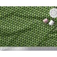 thumbnail image 2 of Soimoi Green Rayon Fabric Triangle Art Geometric Print Sewing Fabric Yard 42 Inch Wide, 2 of 3
