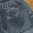thumbnail image 5 of Styesk Mens Shorts Man Solid-Color Casual Pocket Cotton-Linen Drawstring Elastic-Waist Half Shorts Pants, 5 of 5