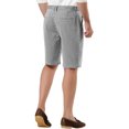 thumbnail image 3 of INSPIRE CHIC Men's Shorts Allover Striped Belt Loop Zipper Button Closure Pockets Casual Shorts 32 Black and White, 3 of 8