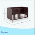 thumbnail image 2 of Lit de bébé convertible 3 en 1 Theo de Graco, Expresso, 2 of 9