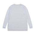thumbnail image 1 of BADHUB Men's Long Sleeve Shirts Big & Tall Crew Neck Cotton Essential Pullover Athletic Performance Split Hem Sweatshirt Soft Causal Loose Top Spring Fall Deals L-5XL, 1 of 3