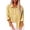 #03Yellow, variant on yoeyez Women Cotton Linen Summer Tops Button Down Laple Causal Shirts Dressy Long Sleeve Gauze Blouses Trendy Boho Clothes 2025 Purple M