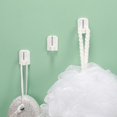 thumbnail image 4 of 4/8/12Pcs Curtain Hooks Self-Adhesive Hooks Curtain Rod Hook Bracket White, 4 of 8