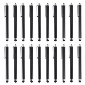 Milisten 20Pcs Tablet Stylus Pen for Writing and Drawing 11X1in Black