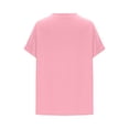 thumbnail image 4 of Weiqiqre Hauts de Printemps pour Femmes Chemises de Maternité Manches Courtes Col Rond Tuniques Hauts Décontractés Babydoll Blouses de Printemps Été Vêtements, 4 of 8