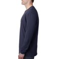 thumbnail image 3 of Next Level Cotton Long Sleeve Crew, S, Midnight Navy, 3 of 3