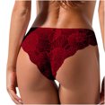 thumbnail image 4 of DPTALR Culottes pour Femmes Aguichant Mignonnes à Nœud, Design Crochet, Dentelle Intégrale, Culottes Taille Basse, 4 of 8