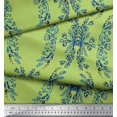 thumbnail image 3 of Soimoi Cotton Duck Fabric Floral & Ogee Damask Print Sewing Fabric Yard 42 Inch Wide, 3 of 4