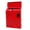 Red, variant on Aodebiao Vintage Wall Mount Mailbox with Lock - Decorative Iron Postal Letter Box for Home & Garden - Rustproof Outdoor Mail Slot - Secure Newspaper Delivery Box - Easy Installation Double Hook Design