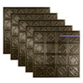 thumbnail image 1 of Great Lakes Tin Ludington Bronze Burst 2ft x 2ft Lay In Ceiling Tiles (5 Pack), 1 of 6