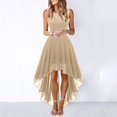 thumbnail image 2 of XDZJLR Robes pour Femmes Formelles Cocktail Soirée Élégantes pour Mariage Festives Sans Manches Robe de Demoiselle d'Honneur, 2 of 6