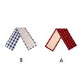 thumbnail image 2 of serony Xmas Table Runner Plaid Pattern Cloth Fabric Tablecloths 2-Layers Cutlery Accessories Placemat Dining-Room Holiday Home Red Black, 2 of 7
