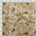 thumbnail image 4 of oneOone Polyester Spandex Olive Green Fabric Floral Sewing Craft Projects Fabric Prints By Yard 56 Inch Wide, 4 of 4