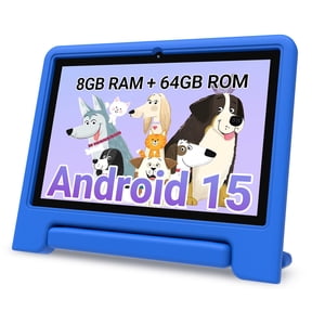 2025 Comprimé pour enfants, 10.1 Inch Android 15 Comprimé pour enfants, 8+64 Go de rangement (1TB Élargir), Octa-Core, WiFi 6, Pré-enregistré Éducation
