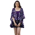 thumbnail image 1 of Moomaya Vêtements de Plage Imprimés pour Femmes Boléro à Franges Cache-Maillot Cardigan, 1 of 5