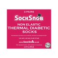 thumbnail image 2 of 3 Pack Ladies Non Elastic Thermal Diabetic Socks for Poor Circulation, 2 of 2