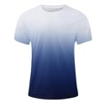 thumbnail image 4 of HKEJIAOI T-shirt à Manches Courtes Imprimé pour Hommes Col Rond Mode Décontractée Manches Courtes, 4 of 5