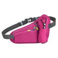 thumbnail image 1 of Sac de Ceinture d'Hydratation de Sport Ceinture de Course Sac Banane avec Porte-Bouteille pour Hommes Femmes Course Cyclisme Randonnée Marche Rouge Rose, 1 of 7