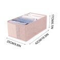 thumbnail image 4 of Multifunctional Wardrobe Organizer Visible Space-saving Multiple Compartments Storage 3PCS 7/7/9 Grids Washable Wardrobe Clothes Organizer Features:, 4 of 5