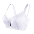 thumbnail image 1 of B91xZ Racerback Bras for Women Comfort Underwire Bra Full Coverage Convertible T-Shirt Bra,White 38/85C, 1 of 5