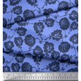thumbnail image 3 of Soimoi Cotton Jersey Fabric Artistic Floral Decor Fabric Printed Yard 58 Inch Wide, 3 of 5