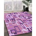 thumbnail image 3 of Ahgly Tapis Rectangulaire Lavable en Machine Intérieur Transitionnel Orchidée Violet, 8 Pieds x 10 Pieds, 3 of 7
