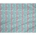 thumbnail image 4 of oneOone Polyester Lycra Fabric Leaves & Floral Block Printed Fabric 1 Yard 56 Inch Wide, 4 of 4