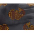 thumbnail image 4 of oneOone Georgette Viscose Fabric Fish Block Fabric Prints By Yard 42 Inch Wide, 4 of 4