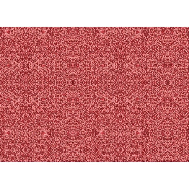 Ahgly Company Tapis d'Intérieur Rectangulaires Transitionnels Rouges Lavables à la Machine, 8 Pieds x 10 Pieds